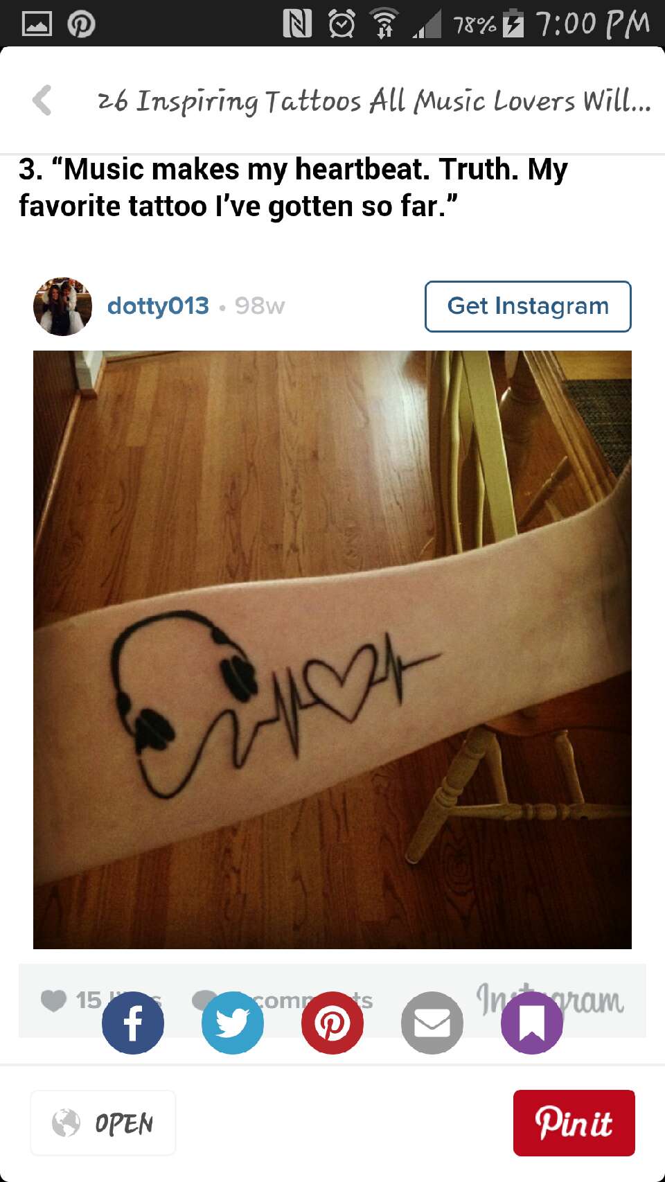 26 Inspiring Tattoos  All Music Lovers Will Appreciate!