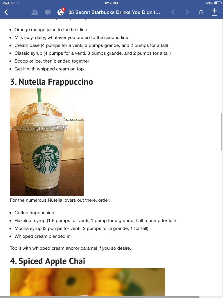 "Starbucks Secret Drinks"