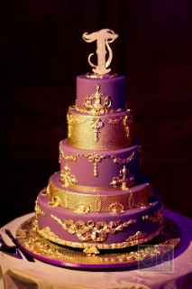 Beautiful wedding cakes.