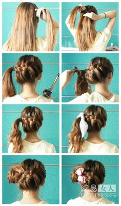 2⃣2⃣ cute summer hairstyle  step by step 😄👍💕