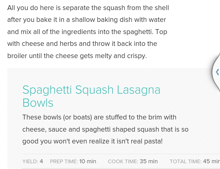 SPAGHETTI SQUASH LASAGNA BOWL