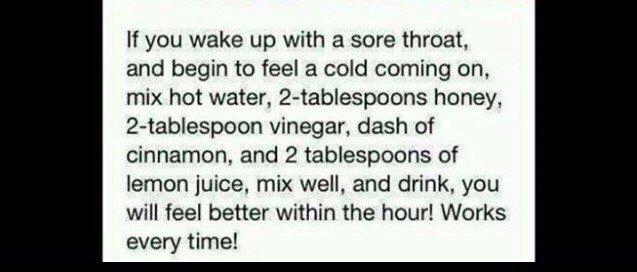 Cold And Sore Throat Tea