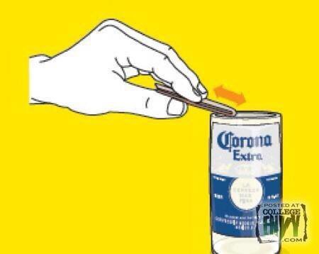 Step 5: use sand paper to gently smooth the edges of the bottle.