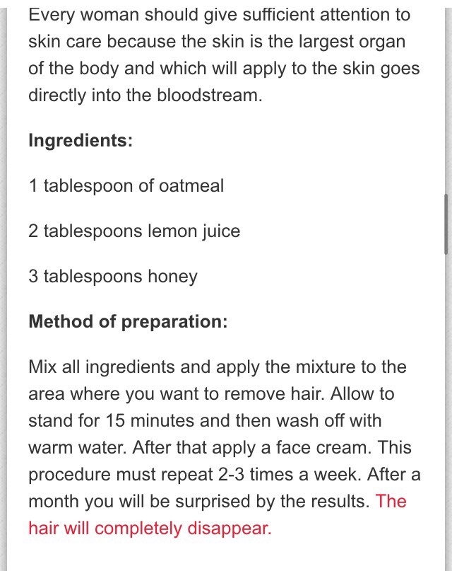 GET RID OF UPPER LIP HAIR ONCE & FOR ALL!