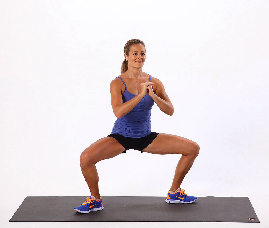 40 Sumo Squats.