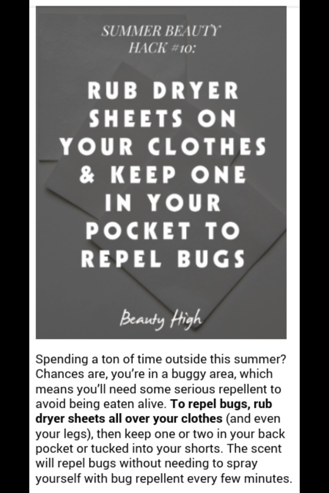 Summer Tips Every Girl Should Know! 😯