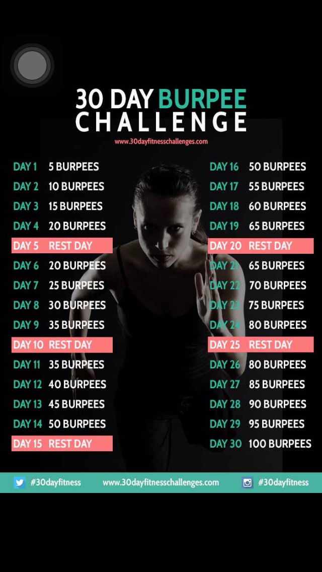 30 Day Challenge Workouts
