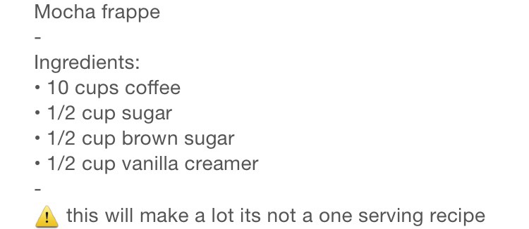 Starbucks Mocha Frappe Recipe! 