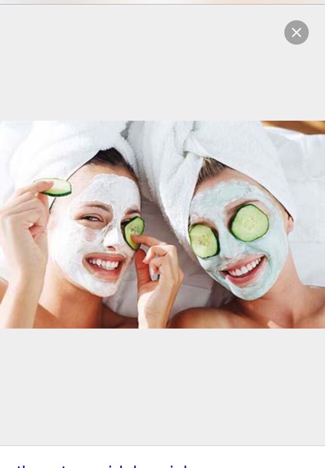 While you nails are drying put on your facials !!!!