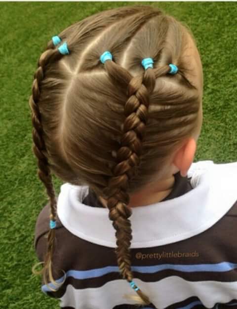 💕28 Braided & Knotted Hairdos For Little Girls💕