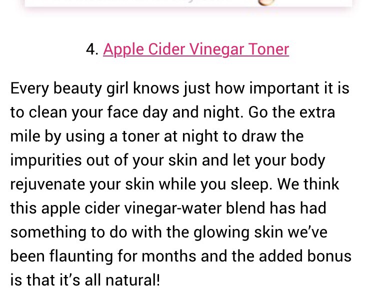 All Natural Beauty Tips.