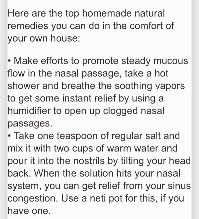Top Natural Remedies For Sinus Congestion You Can Make at Home!