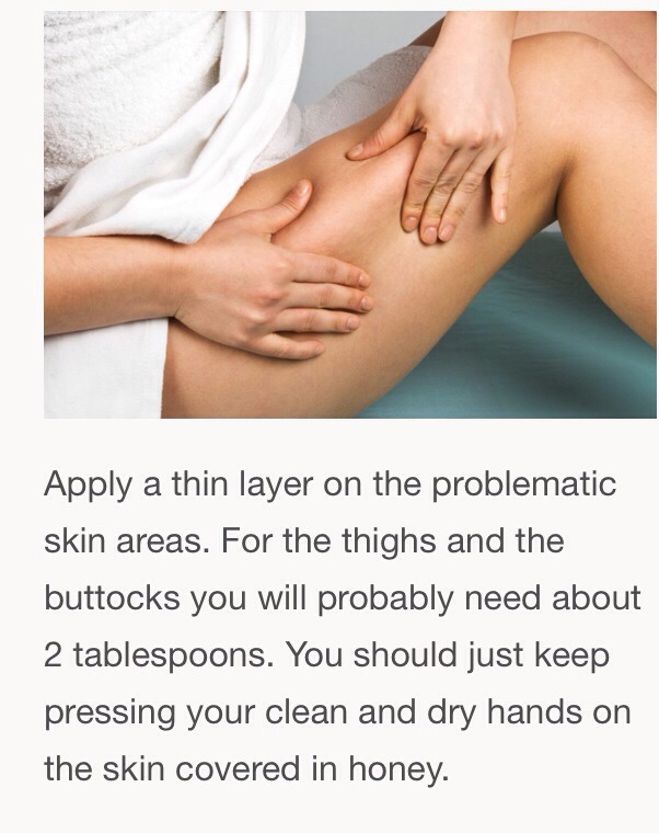 Get Rid Cellulite With Honey Massages. 
