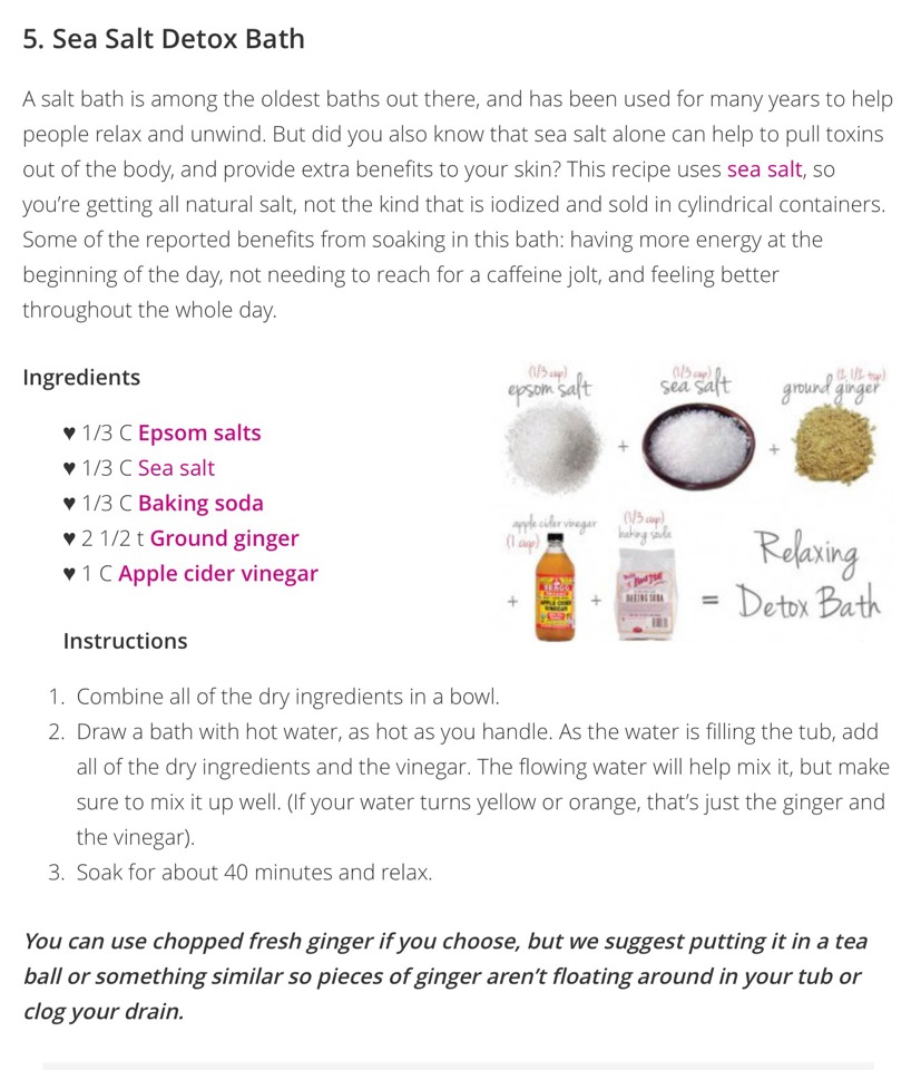 🛁 5️⃣ Easy DIY Detox Bath Recipes - C'mon... Treat Yourself! 🛁