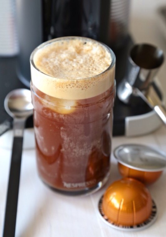 Iced coconut caramel mocha 