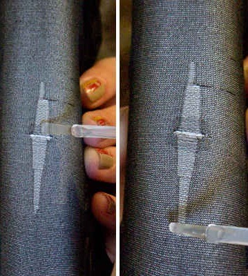 If you have runs in your stockings/tights, add a layer of clear nail polish to stop them from gettin bigger