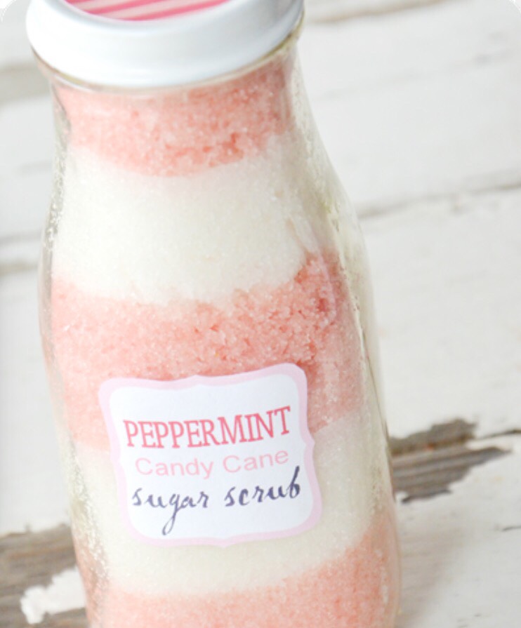 Candy Cane Sugar Scrub