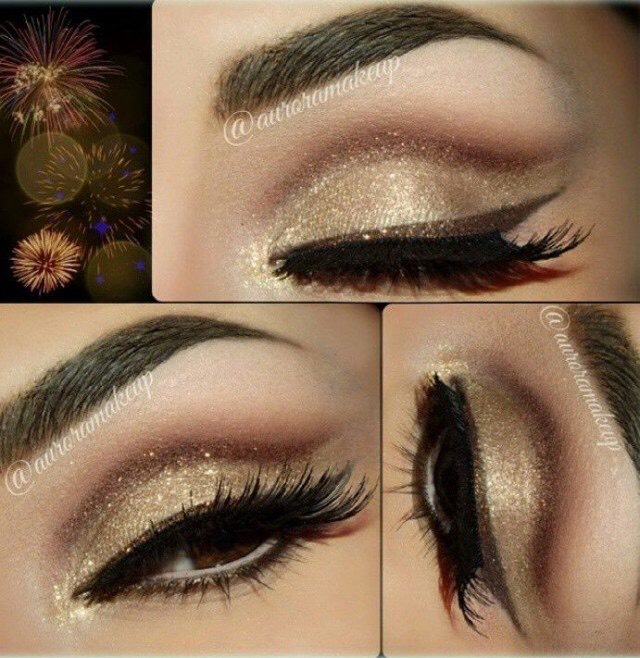 Brown Toned Glam Makeup