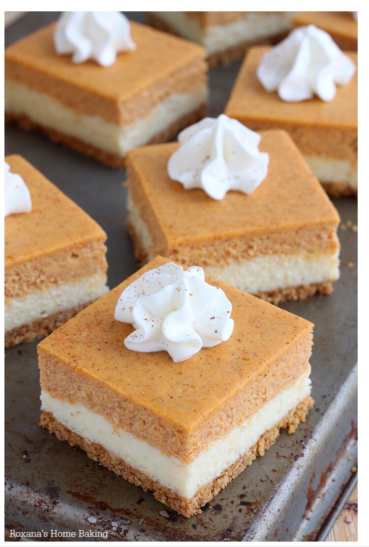 Pumpkin Cheesecake Bars!!!