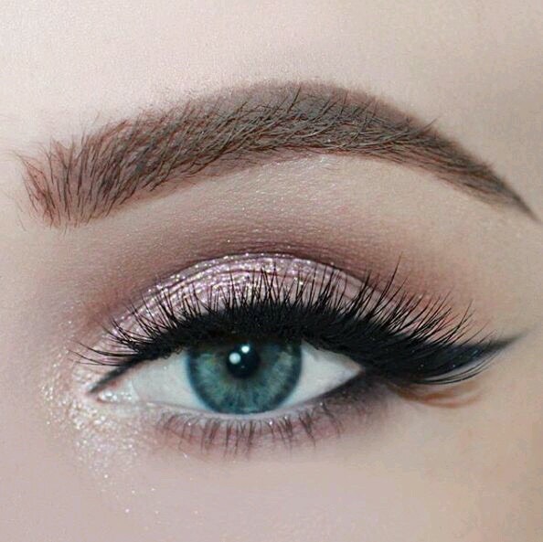 Beautiful Pink With Brown Smokey Eye Shadow Looks