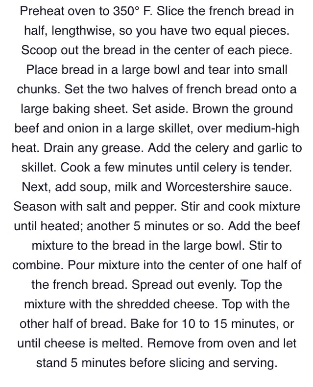 🌀 STUFFED FRENCH BREAD 🌀