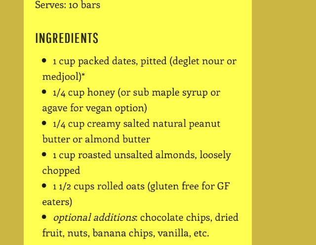 HEALTHY 5-INGREDIENT GRANOLA BARS... no bake,sweet & crunchy texture. RECIPE📜
