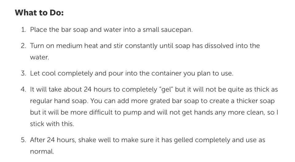 Homemade Liquid Hand Soap Recipe ❤️ #tipit