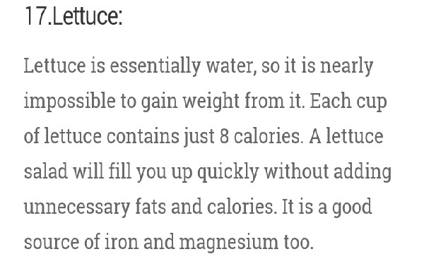 25 Zero Calorie Foods!