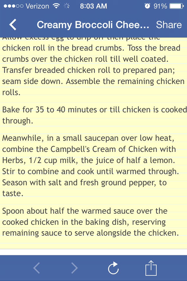 Creamy Broccoli And Cheese Stuffed Chicken