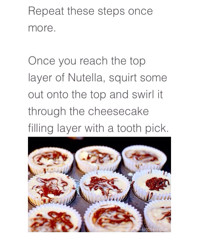 Nutella & Cheesecake Swirl Muffins