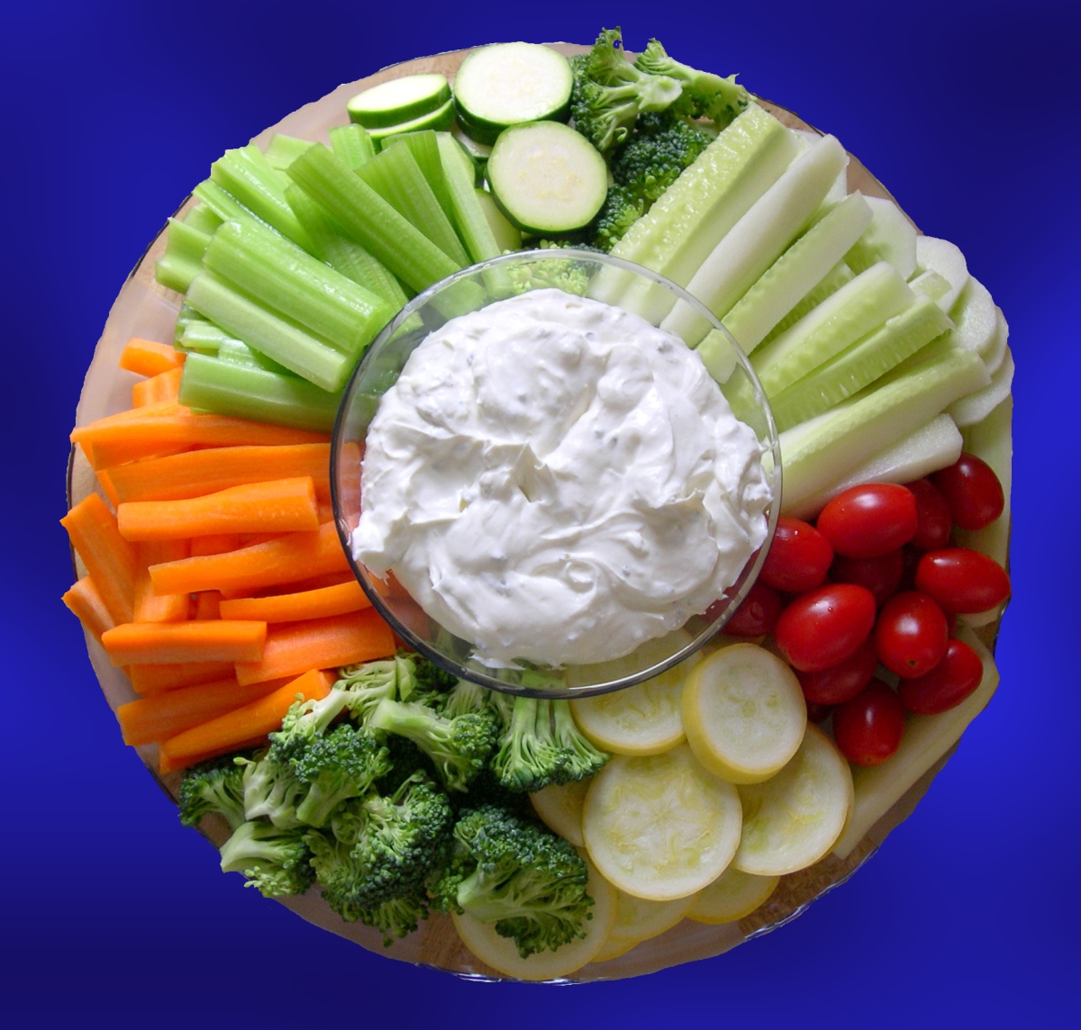 Veggies are another healthy snack! Just chop them up and store them in your fridge until you're ready to eat them.