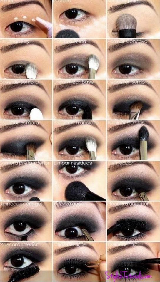 Step By Step Make Smoky Eye