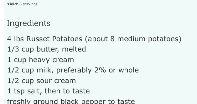 Holiday Recipe: Mom's Mashed Potatoes 