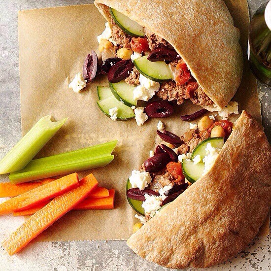 Greek Sloppy Joe 😍🍞
http://www.bhg.com/recipe/greek-sloppy-joe-pitas-1/?socsrc=bhgtr030314greeksloppyjoe