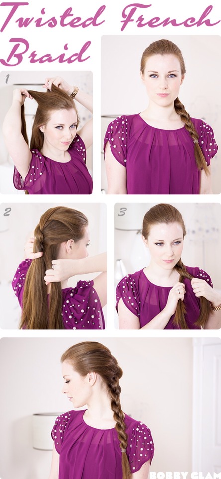 🎀 The other page is a tutorial video for this braid . 
9⃣) The twist braid . 
