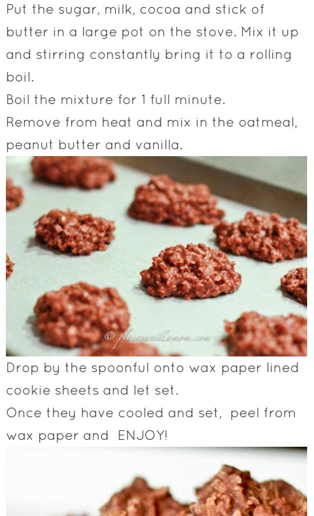 Yummy No Bake Cookies