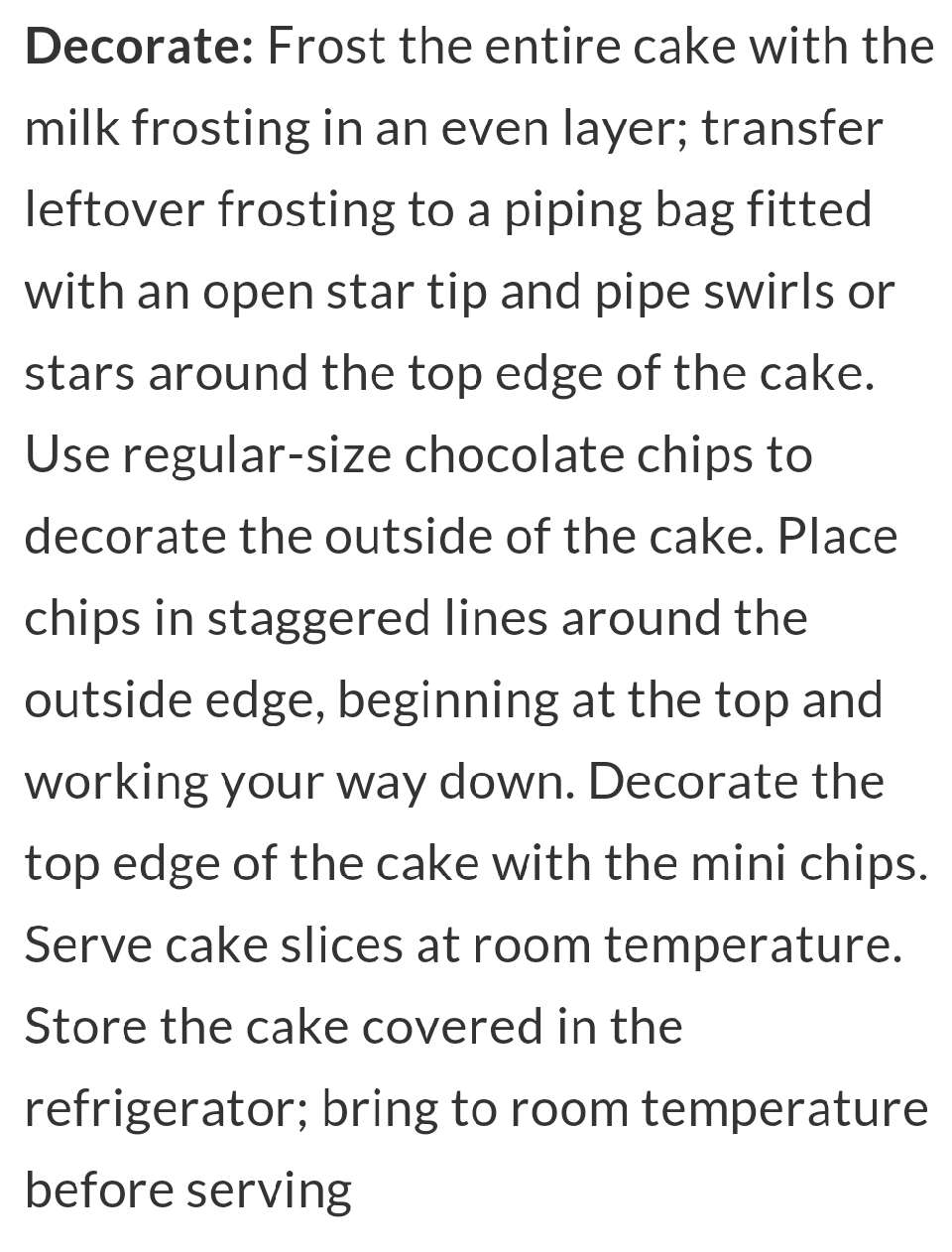 Chocolate Chip Cookie Dough Cake!