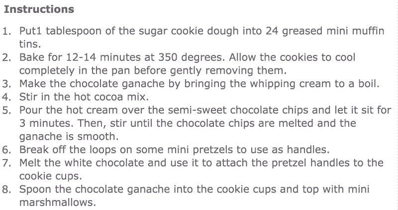 Hot Chocolate Cookies 