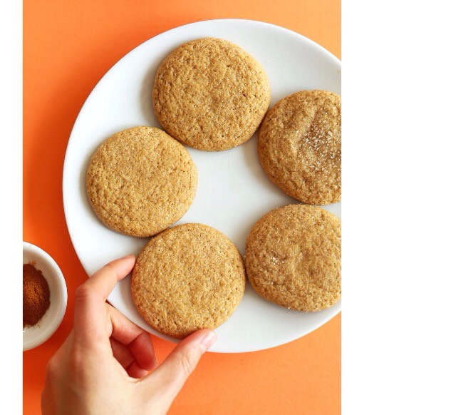 Vegan Pumpkin Sugar Cookies