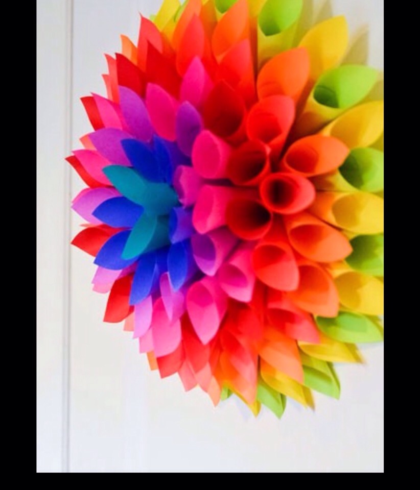 How To Make A Paper Wreath #tipit