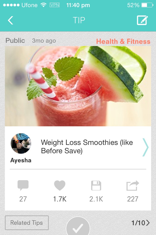 See my weight loose smoothies