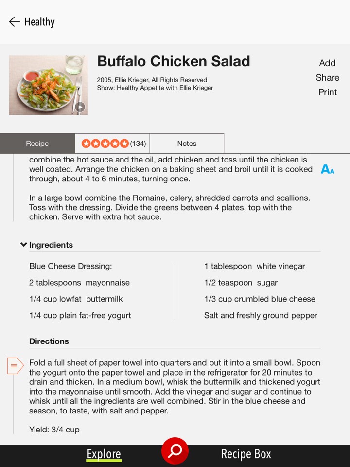 Buffalo Chicken Salad 