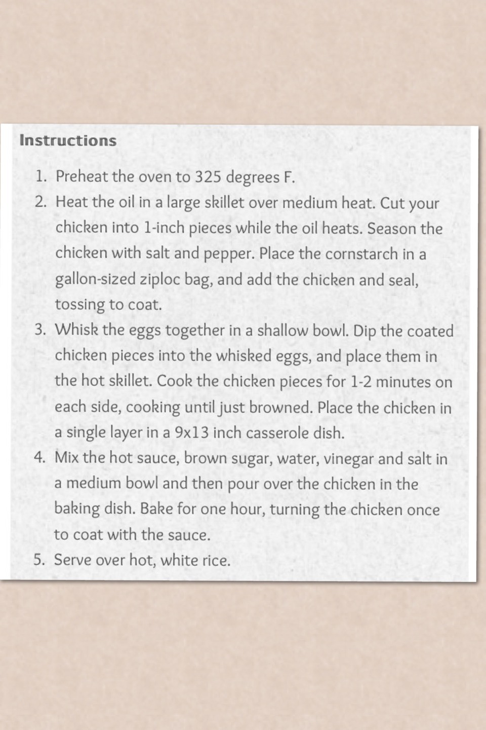 Firecracker Chicken - Dinner Is Served!