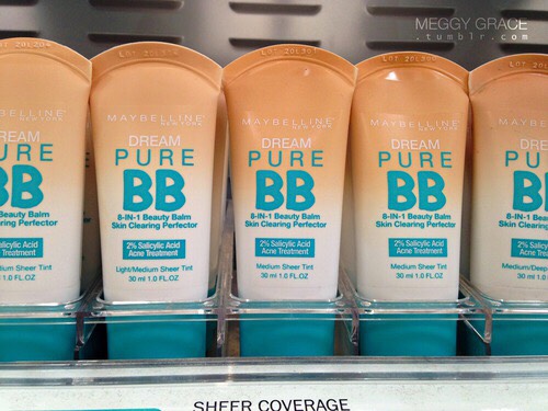 BB CREAM: MAYBELLINE DREAM PURE
I usually use this if I'm going for a lighter look, otherwise I'll use the foundation shown next➡️