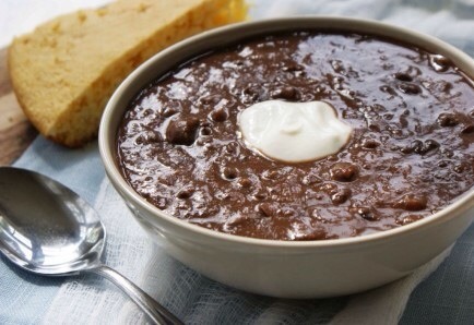 Black Bean Soup

This hearty black bean soup is easy to throw together in your slow cooker — and it's vegan, too! 