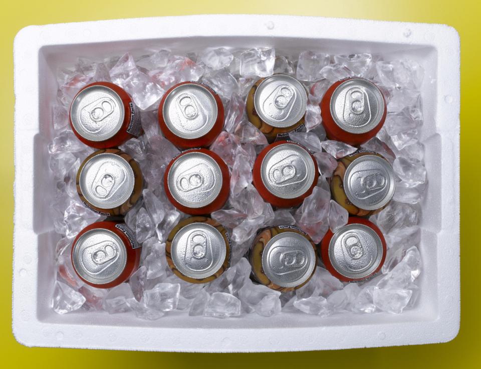 Use your cooler. It works as a second fridge. Everything that doesn't fit in the refrigerator -- which is a lot on Thanksgiving -- goes in the cooler. It's so simple, yet so genius.