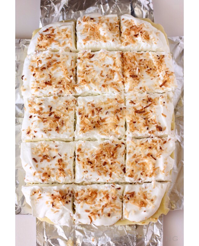 Coconut Cream Pie Bars 
