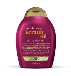 This is great for hair growth as well. Keratin oil is great for your hair. This shampoo helps split ends and makes your hair stronger so it's not prone to breakage 