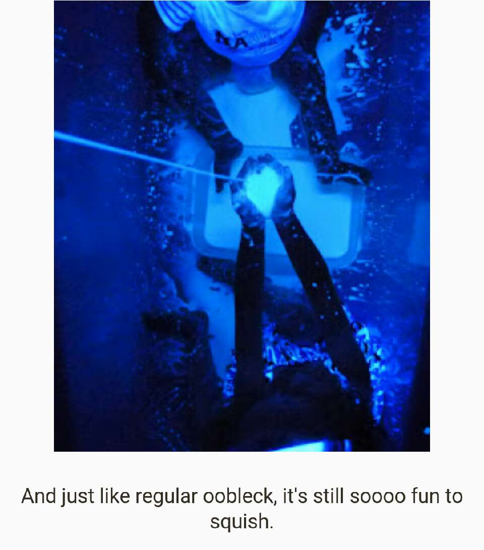 Edible Glowing Oobleck!! (Whatever That Is!? lol)