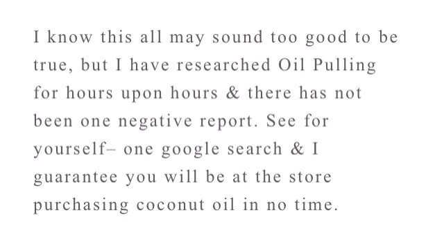 The Benefits Of Oil Pulling π¬